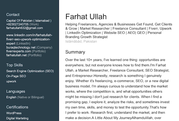 help to optimize fiverr gig, description, gig seo, image